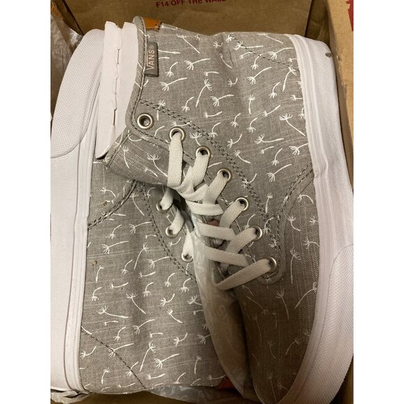 Vans High-Top Gray Shoes Fashion Sneakers Camden Women's Size 5.5 US New In Box - Picture 7 of 8